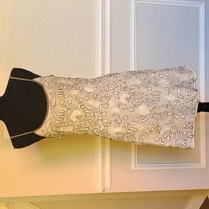 Stunning Vintage Silk Hand Beaded Dress